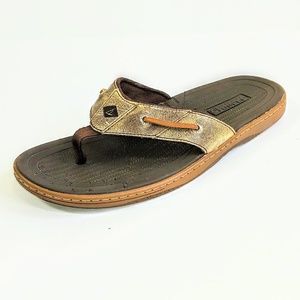 sperry mens flip flops